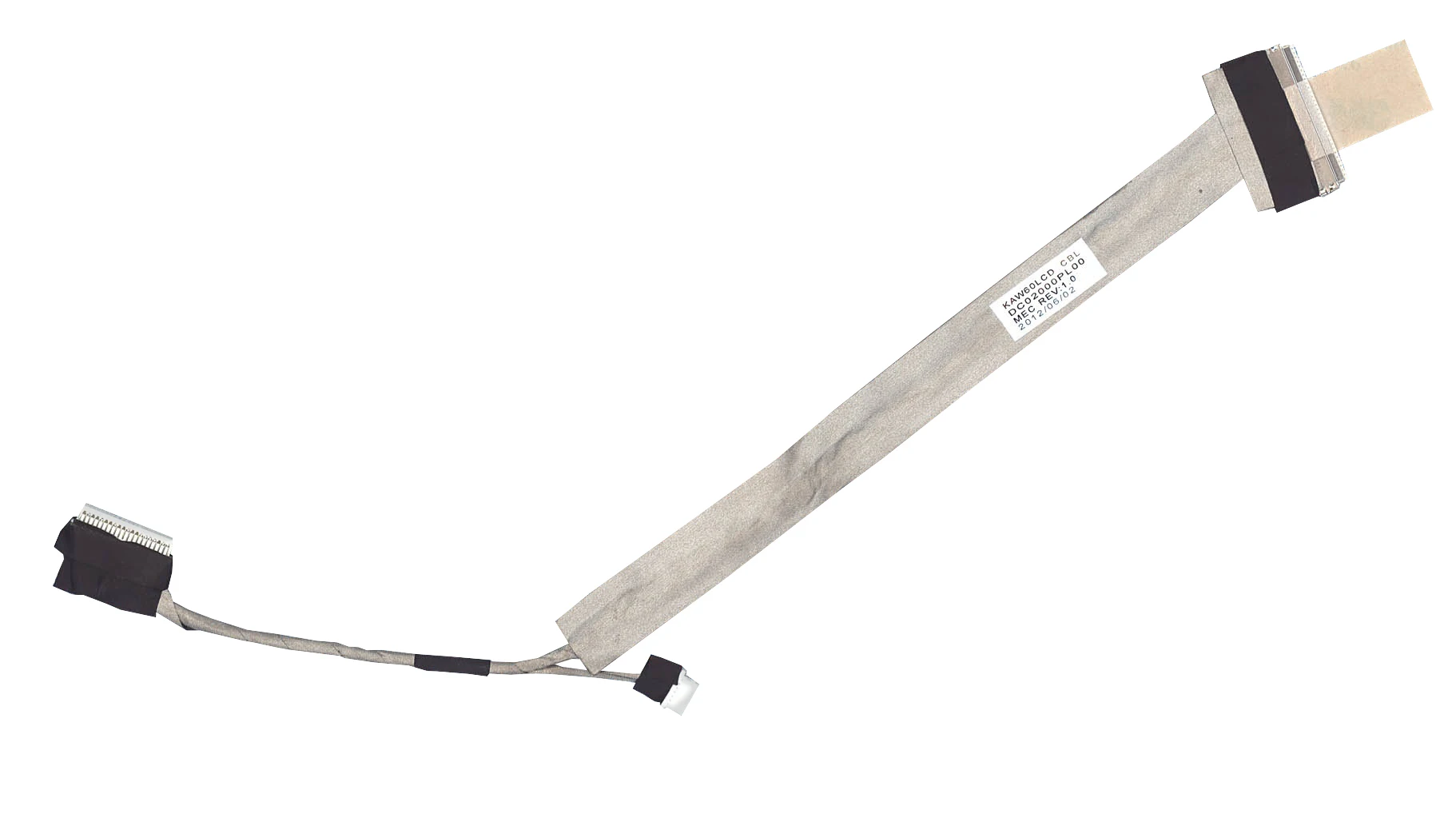 Шлейф матрицы для Acer Aspire 5515,  eMachines E620, E625, p/n: DC02000PL00, KAW60 (30-pin)