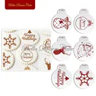 Трафарет для печенья, 6 шт.компл., трафарет для печенья, трафареты для кофе, шаблон, форма для торта, инструменты для украшения тортов, жаростойкая посуда