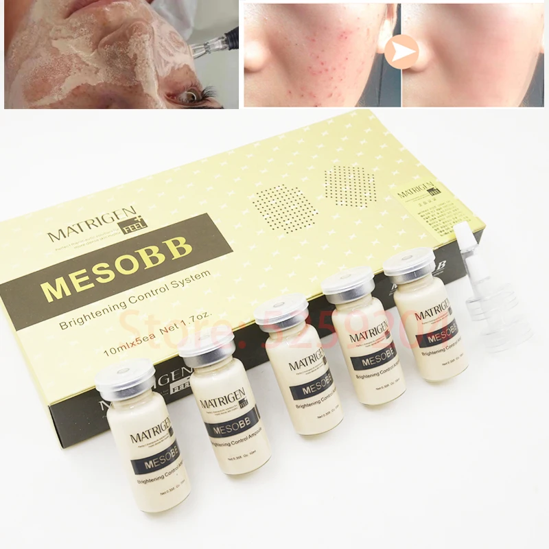 

New Mesotherapy Brighten Solution BB Cream Glow Mesowhite Ampoule Starter Kit Whitening Serum Liquid Foundation for Anti Aging