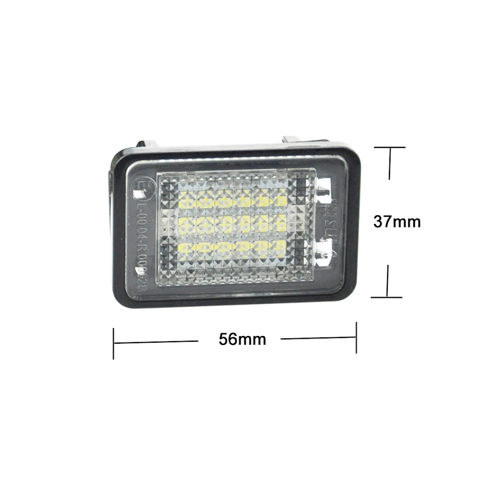 2Pcs White LED License Plate Light Number Lamp For Mercedes Benz GLK-Class X204 GLK200 GLK250 GLK300 GLK350 2007-2013 | Автомобили и