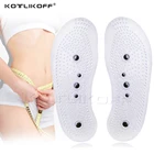 Магнитная терапия стельки для похудения потеря веса Массаж ног забота о здоровье коврик для обуви иглоукалывание обуви подошва вставка