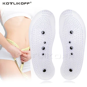Магнитная терапия стельки для похудения потеря веса Массаж ног забота о здоровье коврик для обуви иглоукалывание обуви подошва вставка