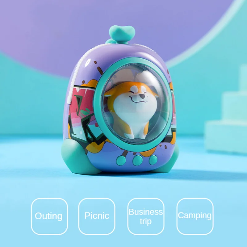 Космос Рюкзак милый Bluetooth динамик s портативный беспроводной BT 5 0 LED приложение