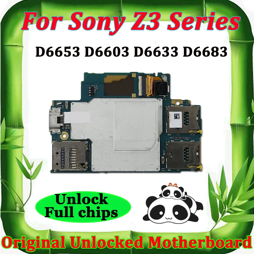 Разблокированные Материнские платы Для Sony Ericsson Xperia Z3 D6653 D6603 D6633 D6683 материнская