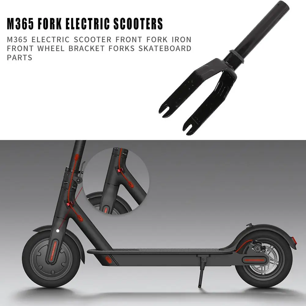 

Прочный Электрический скутер, передняя вилка, однотонный классический деликатный Железный кронштейн переднего колеса, вилки, запчасти для ...