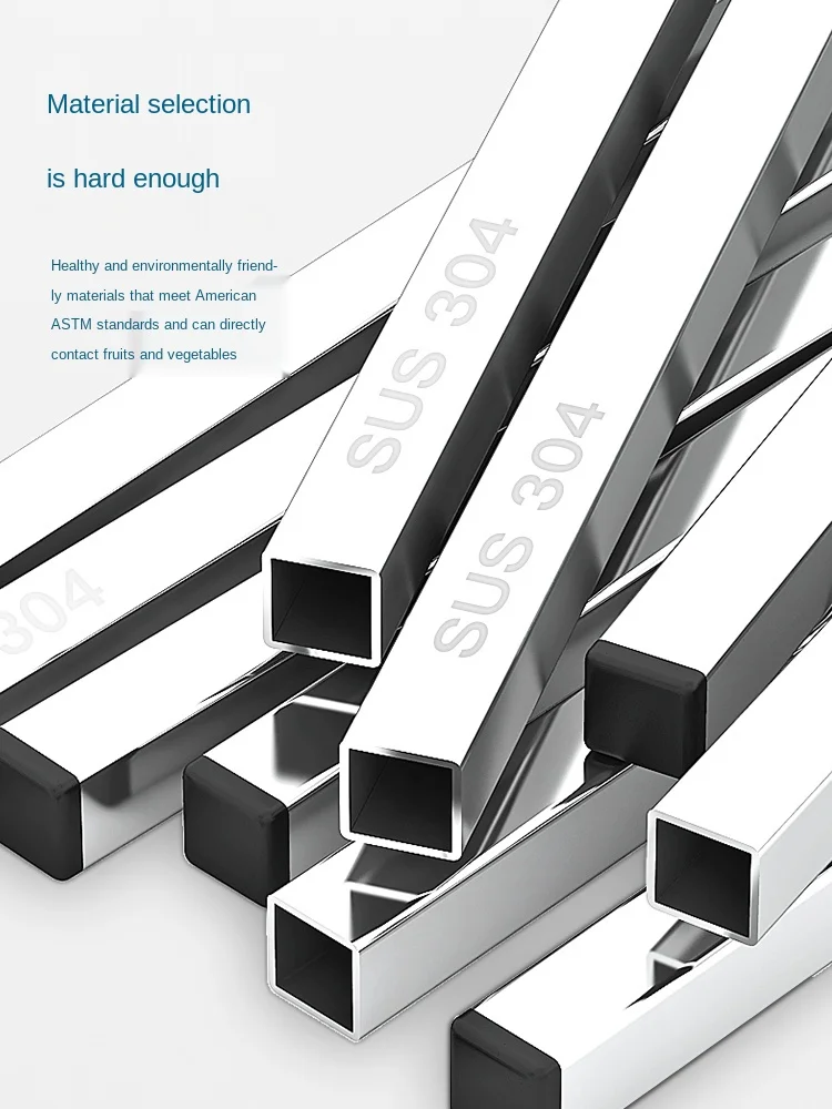 

304 Stainless Steel Kitchen Rack Wall-Mounted Dish Rack Seasoning Rack Storage Pendant Knife Rack Pot Cover Rack