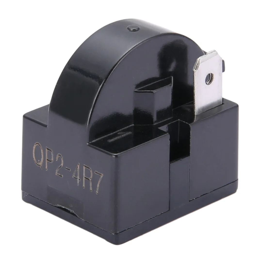 4.7 Ohm Refrigerator Cooler Start Relay 1Pin QP2-4.7 PTC Compressor Freezer Start Kitchen Compressor Relay Appliance Part