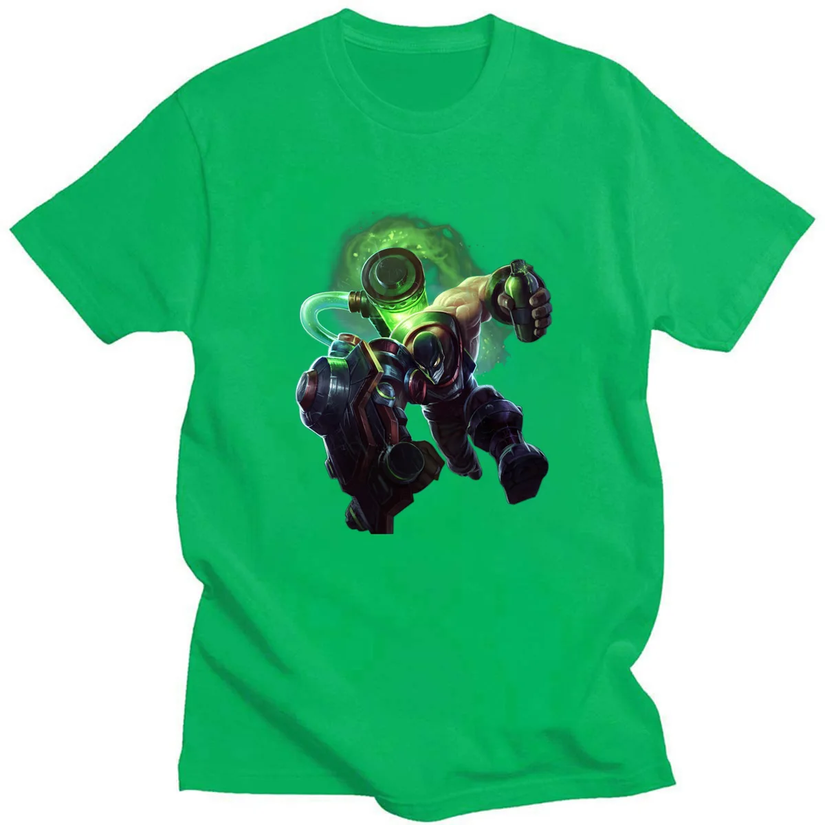 

Summer Fashion LOL Game Style The Alchemist Singed Skin Art Printed T-shirts Casual Short Sleeve O-neck Cotton Tees For Fans