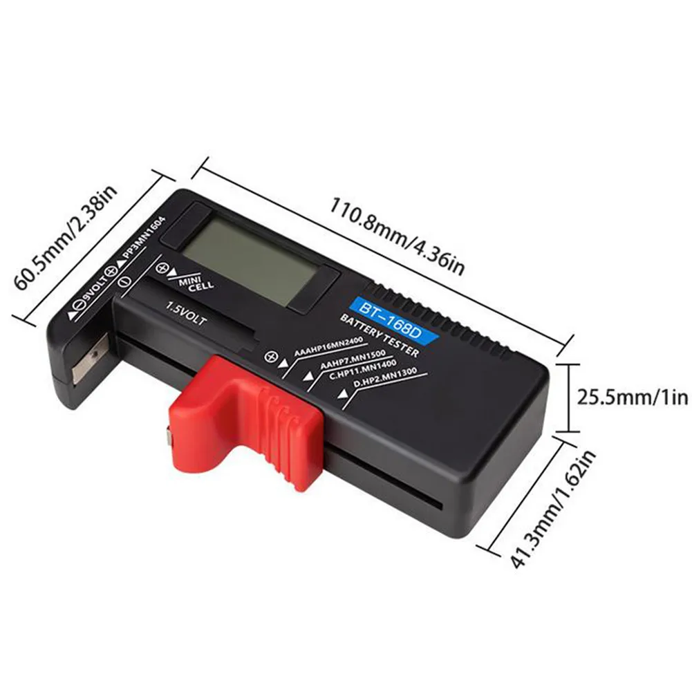 Цифровой тестер батареи BT168D портативный емкости и точечного напряжения |