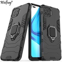 For Oppo Reno 4 Lite Case Bumper Armor PC Magnetic Suction Stand Full Cover For Oppo Reno 4 Lite Case Cover For Oppo Reno 4 Lite