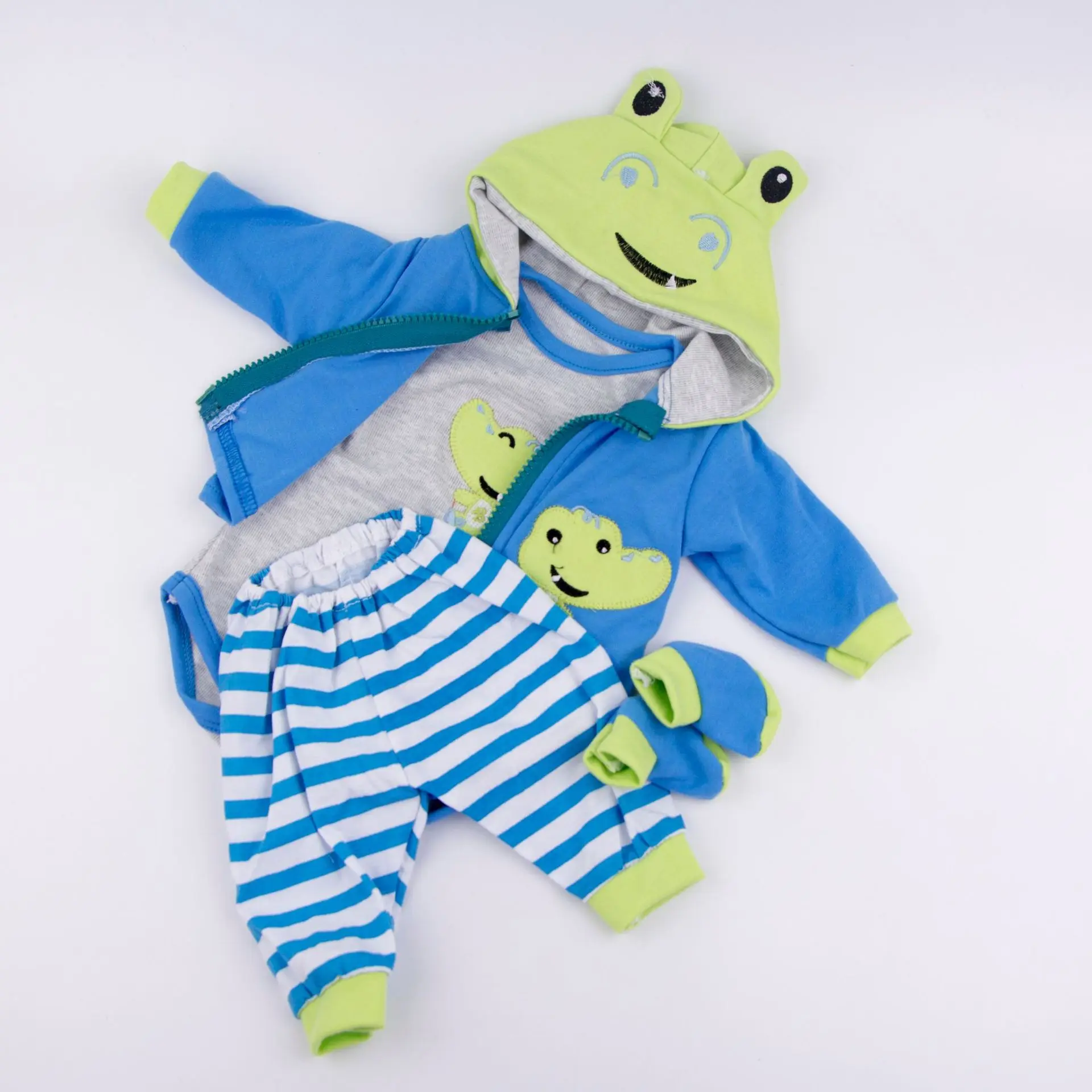 Платье размер 50-60 см Одежда для кукол bebe reborn силиконовая Детская новорожденных