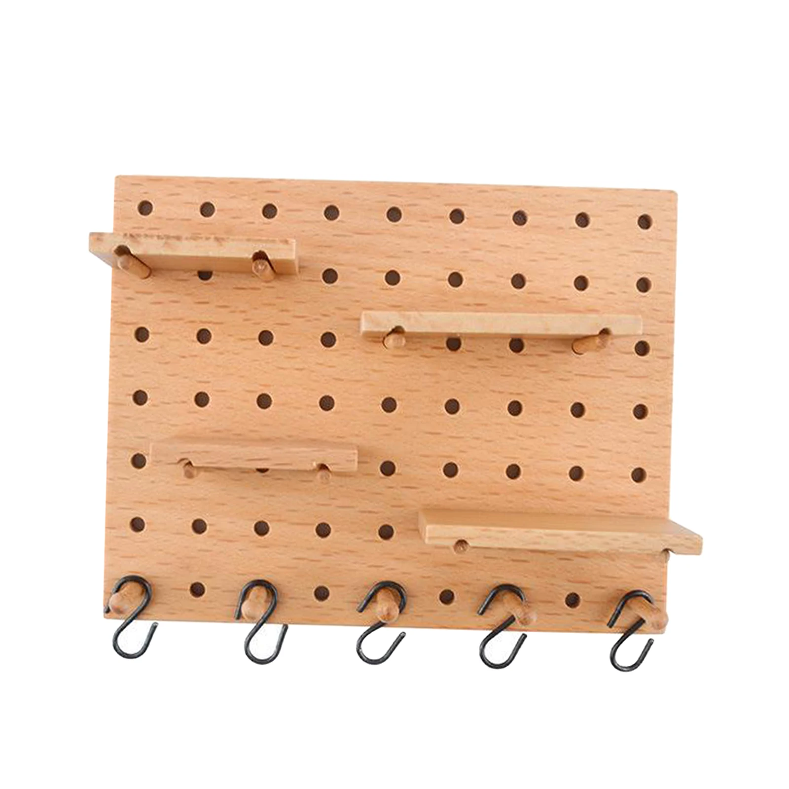 

1/6 1/12 Dollhouse Rack Storage Shelf Holder for Furniture Kitchen Decor