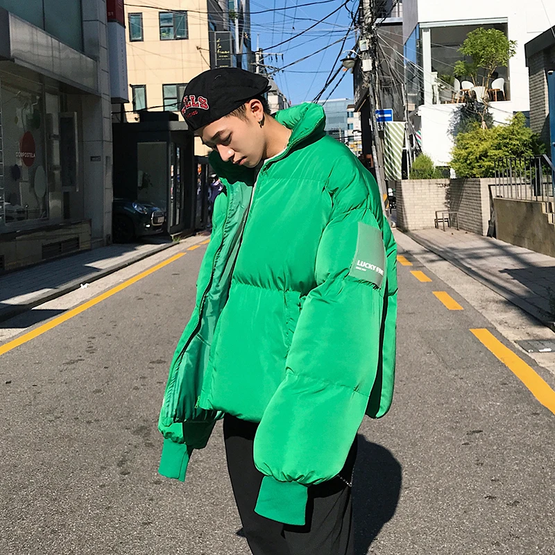 Новинка Осень 2019 мужское однотонное платье в Корейском стиле плотное теплое