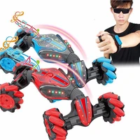 hand watch remote control car toy for childrens gifts 360 degree sensor twist gesture transforming climbing stunt drift driving