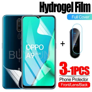 1-3 шт. Гидрогелевая пленка для OPPO A5 2020 A9 2020 Гидрогелевая пленка для OPPO A 5 2020 A 9 2020 Защитная пленка для объектива камеры не стекло