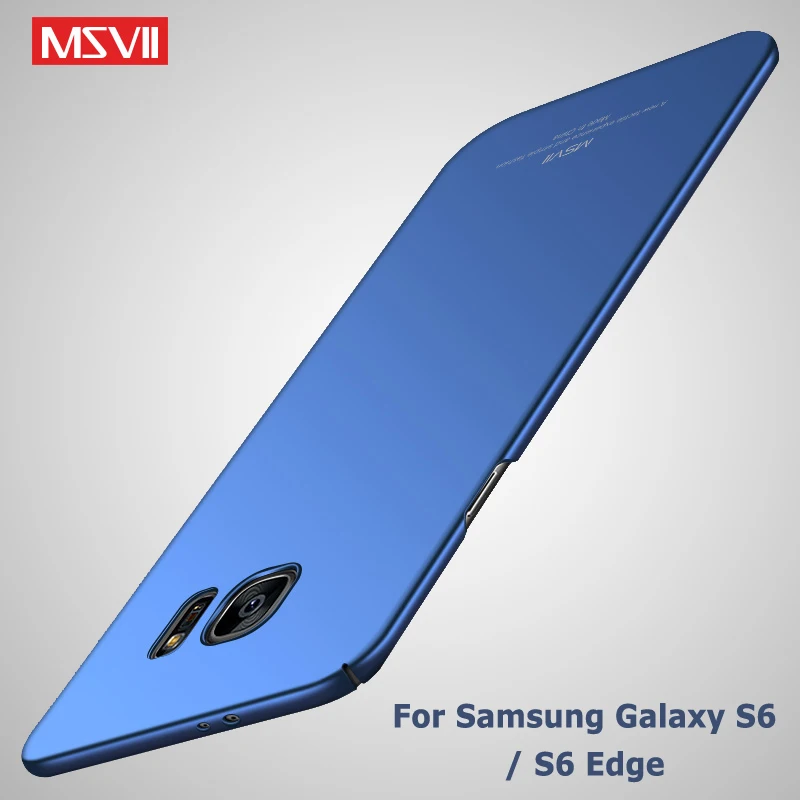 Чехол для Samsung Galaxy S6 Edge чехол Msvii Silm Coque Case S 6 Hrad PC чехлы|case for samsung|case samsung s6case |