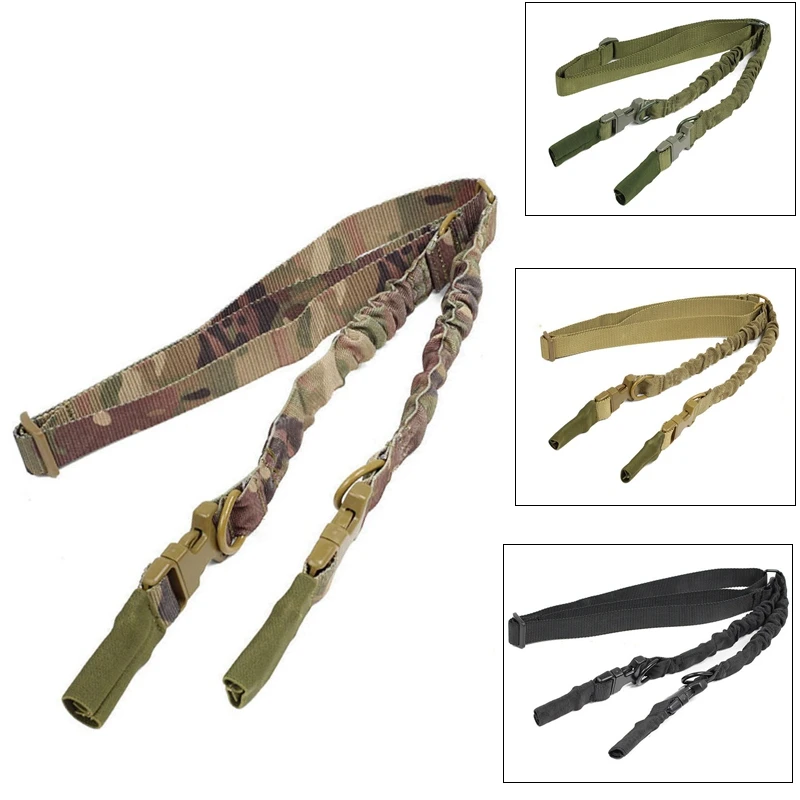 Страйкбол охотничий Тактический Двойной 2 точечный ружейный винтовочный ремень