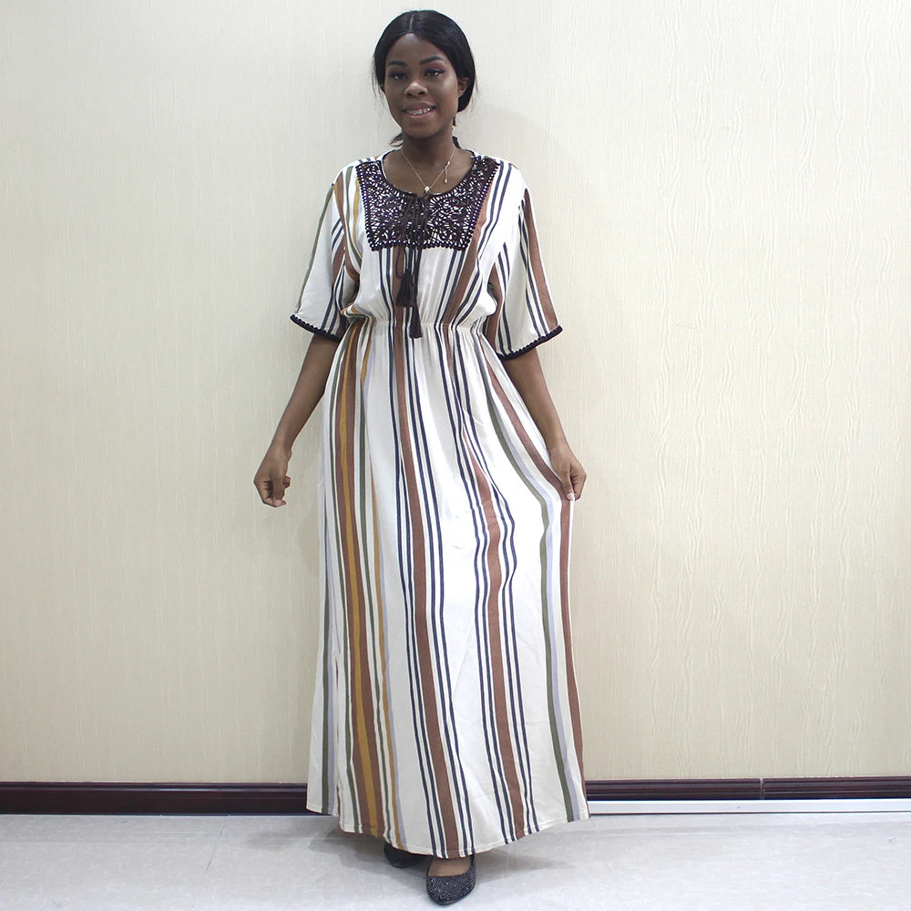 2019 модный дизайн африканские Дашики коричневые Аппликации бриллиантовые