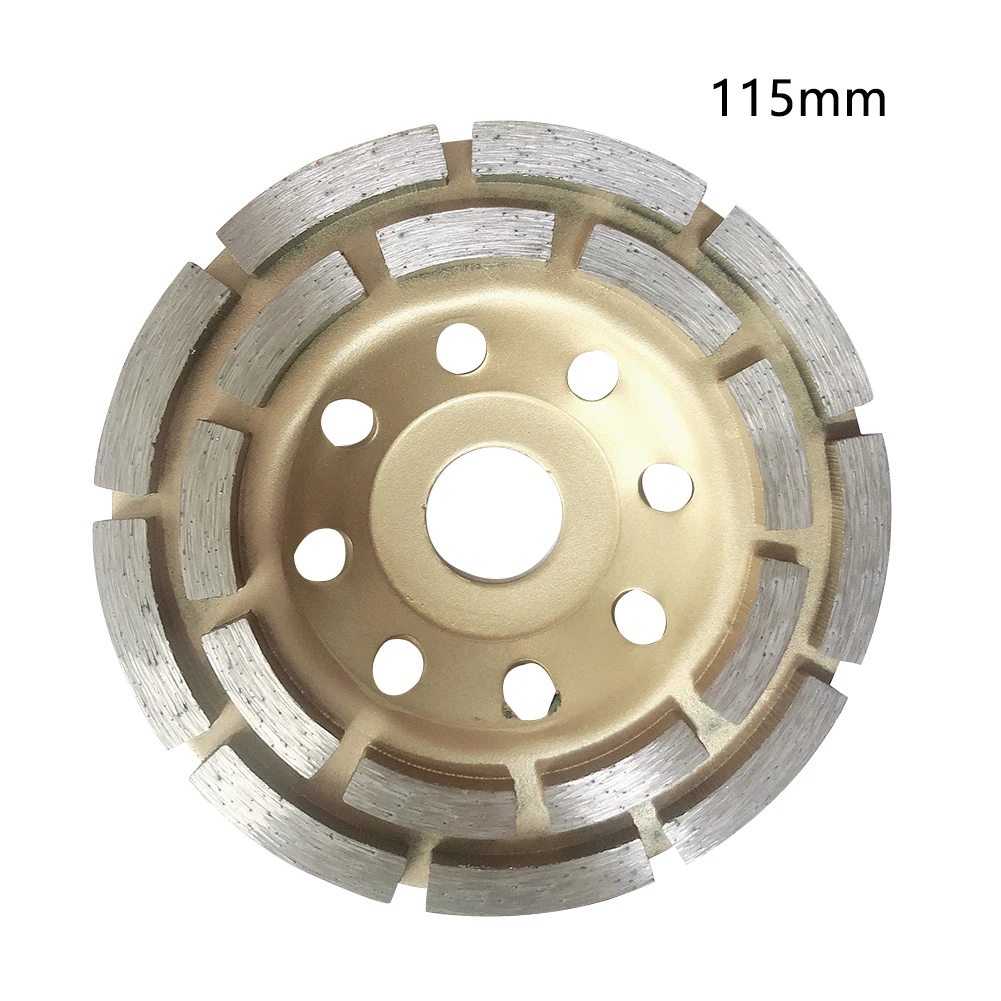 

Grinding Wheel Diamond Cup Time Saving Tools Ground Abrasives Granite Stone Wall Double Row Rotary Concrete Masonry Metalworking