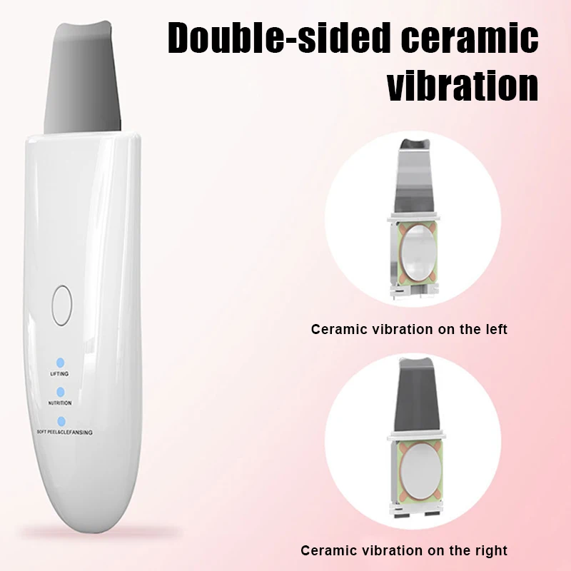 Скруббер для лица шпатель удаления черных точек очиститель пор пилинг Массажер