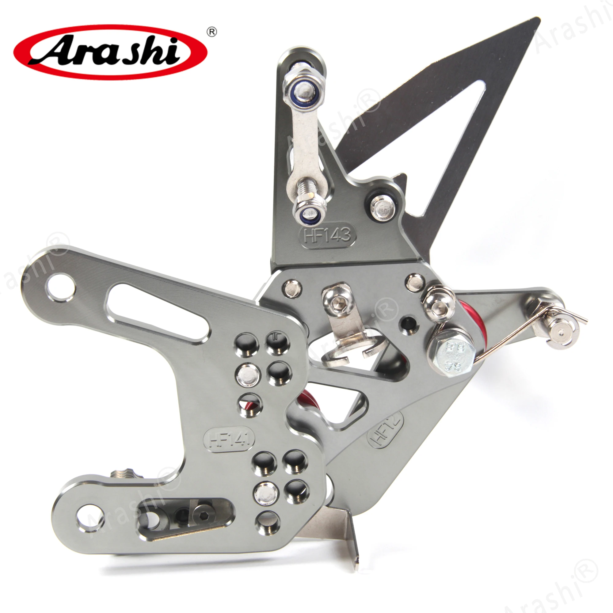 

Arashi ZX1000 NINJA CNC Adjustable Rear Rest Footrest For KAWASAKI ZX1000 2011 - 2015 Foot Pegs Rearset 2012 2013 2014 ZX10R