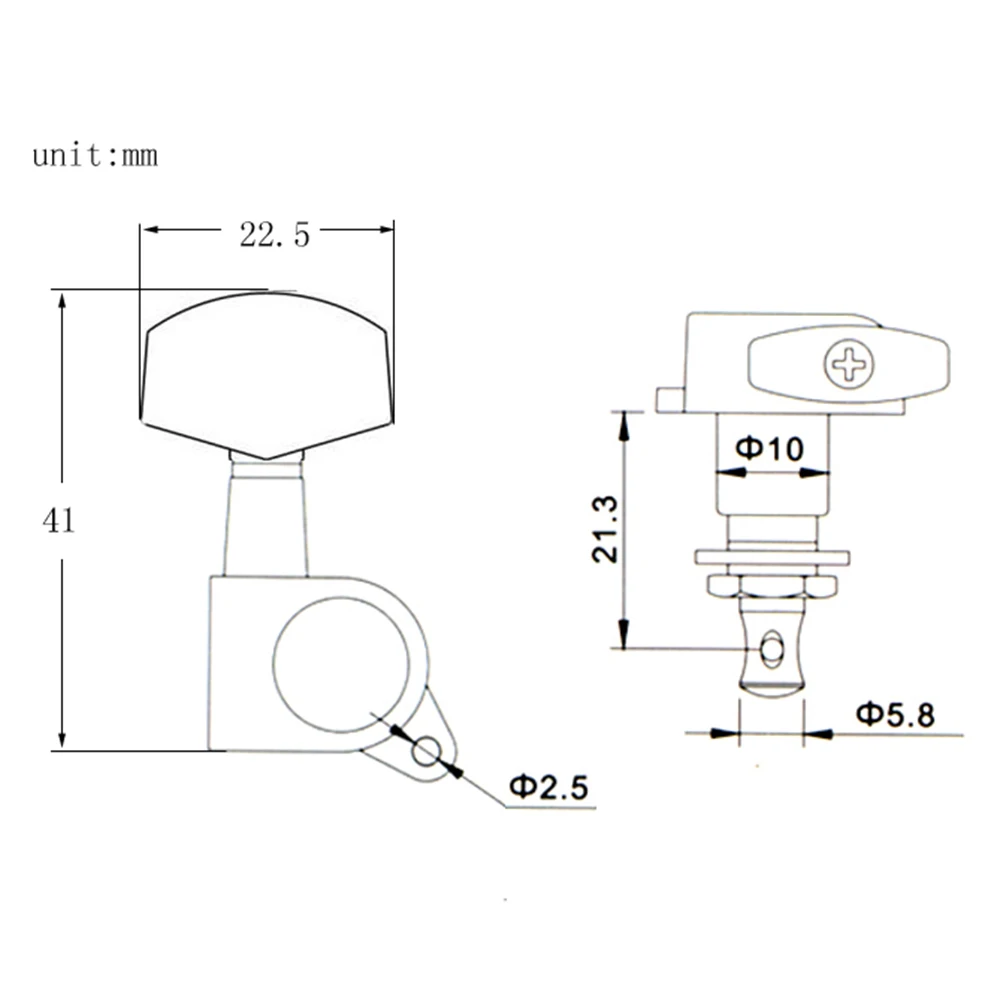6 stücke versiegelt gitarre string pegs locking tuner 3l3r tuning pegs string tuner elektrische akustische gitarre tuner mechaniken knöpfe f