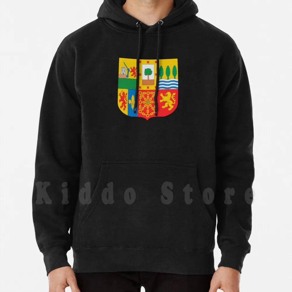 

Basque Country Coat Of Arms Hoodie Long Sleeve Euzkadi Euskadi Vasco Basque Basque Coat Of Arms Basque
