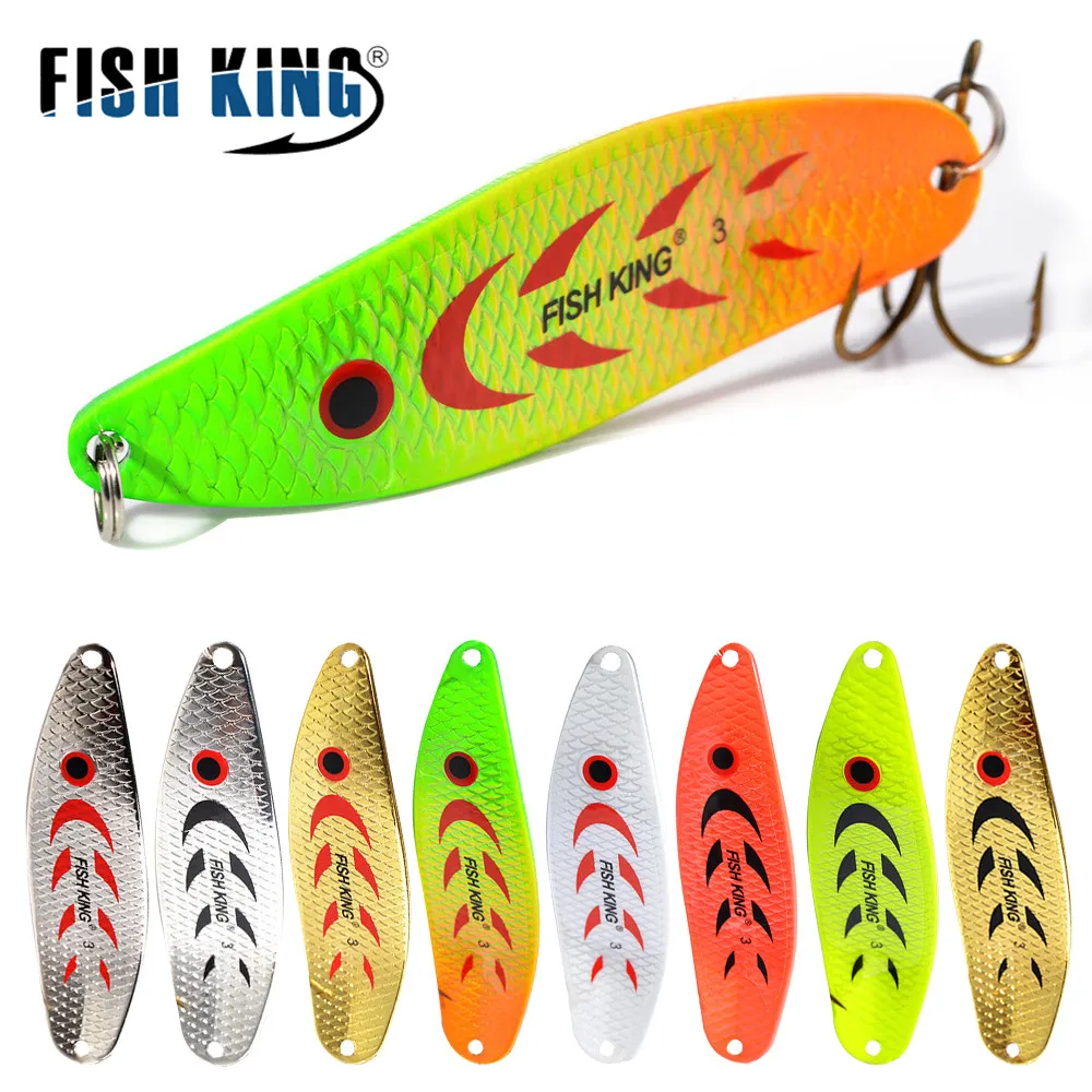 FISH KING 1 шт. 18 г 28 Спиннер рыболовная приманка металлическая ложка рыболовные