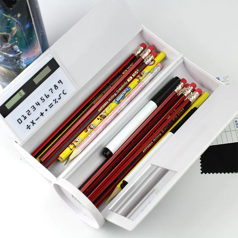 Двенадцать созвездий пенал калькулятор солнечное Стираемое Зеркало высокой