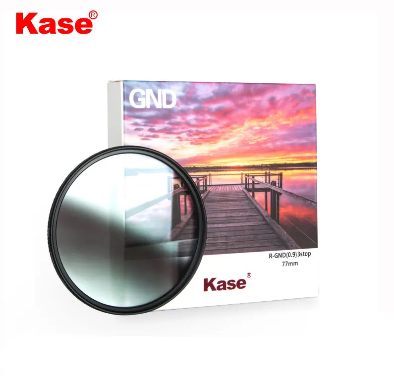 

Kase 77mm 82mm Circular Filters R-GND8 Reverse gnd0.9 Graduated Neutral Density Filter (3-Stop)