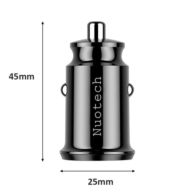 Nuotech 4.8A автомобильное зарядное устройство с двумя USB портами быстрое прикуривателем для iPhone Xiaomi Samsung
