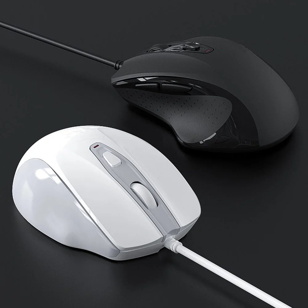 

Office Optical Mouse USB Interface 1.4m Wired Computer Gaming Mouse Mice Simple Silent Mute Button Notebook Laptop Mouse