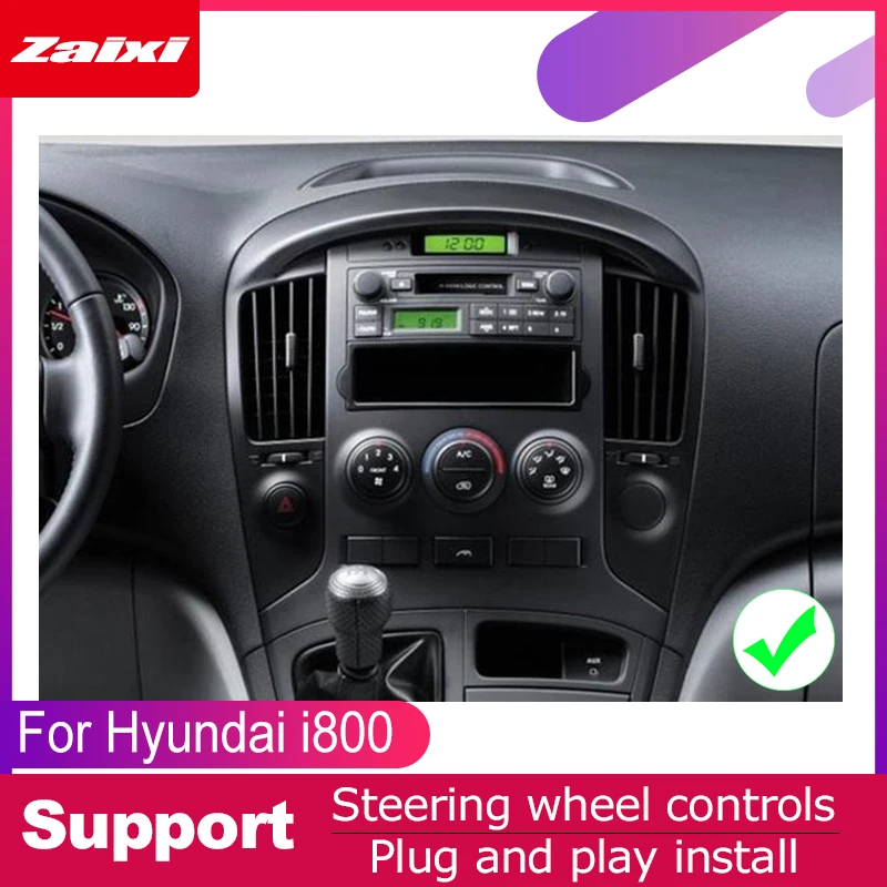 ZaiXi для Hyundai i800 2007 2008 2009 2010 2011 2012 2013 2014 автомобильный Android Мультимедиа Радио CD DVD