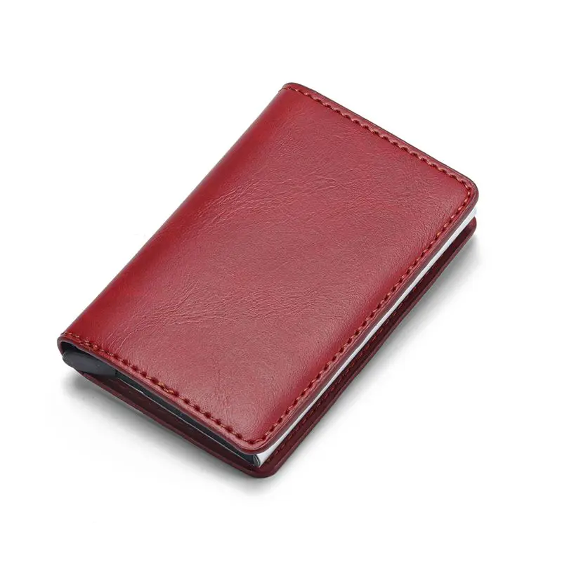 2020 New Credit Card Holder Wallet Men And Women PU Leather ID Fashion Carbon Fiber Business RIFD Bank Case | Багаж и сумки