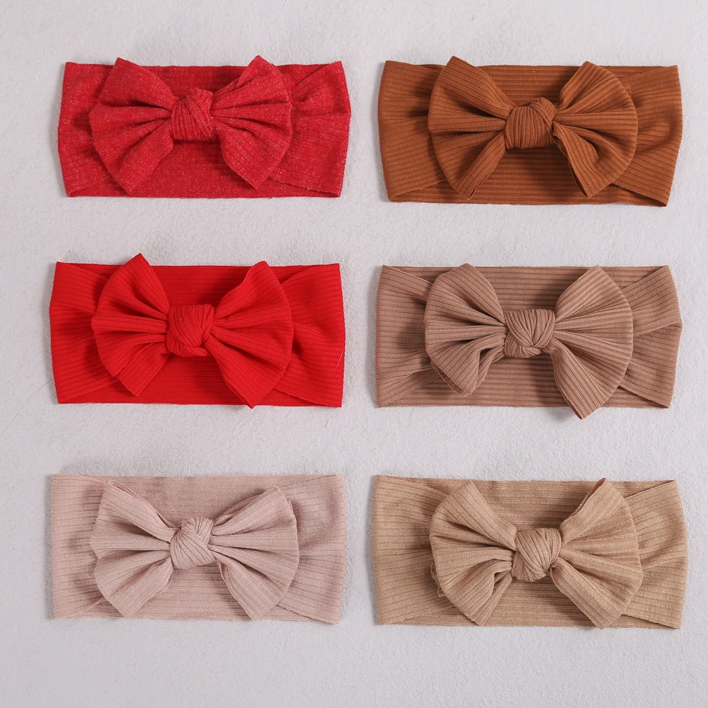 1pcs Knit Baby Headwrap Girls Headband for Newborn Toddler Birth Gift Turban Elastic Kids Headbands Girl Hair Accessories | Детская
