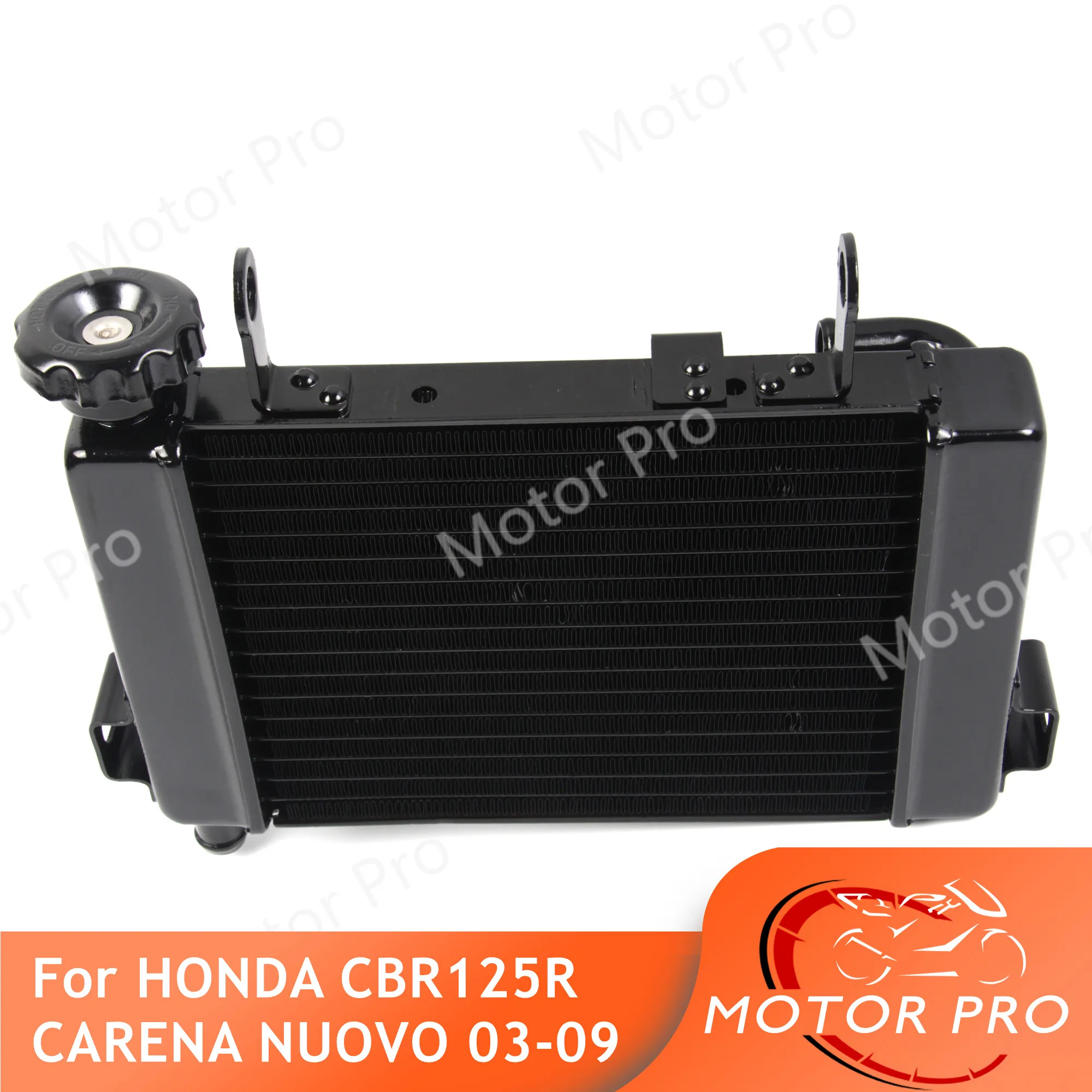 Радиатор для мотоцикла Honda CBR125R CARENA NUOVO 2003-2009 охлаждающий кулер CBR 125 R CBR125 2004 2005 2006