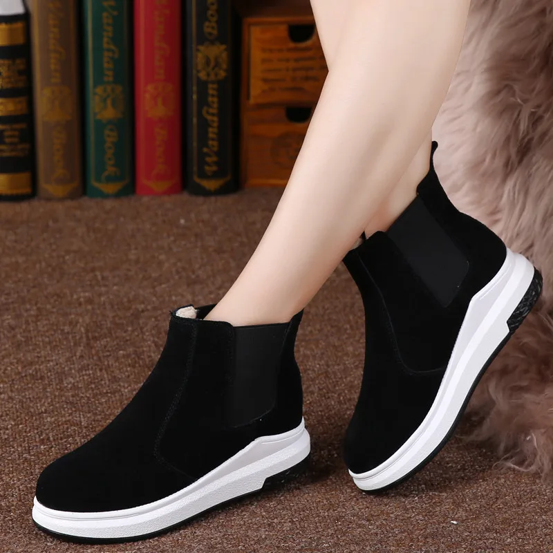 Женские ботинки коллекция 2019 года Зимние ботильоны в байкерском стиле женские