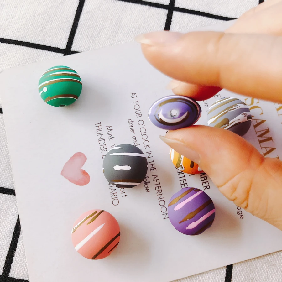 10 шт./лот смолы акриловые Подвесные серьги аксессуары Бальные принадлежности для