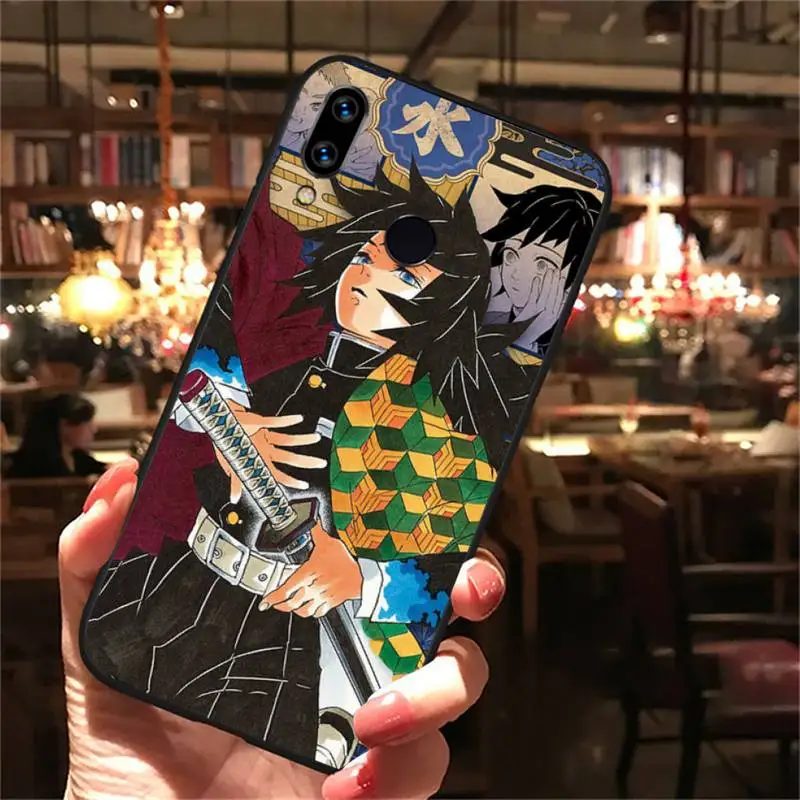 

Demon Slayer Blade Comic Postcard Phone Case For Xiaomi Redmi note Mi Huawei honor P smart 8 9 10 S T 20 30 40 lite Pro x