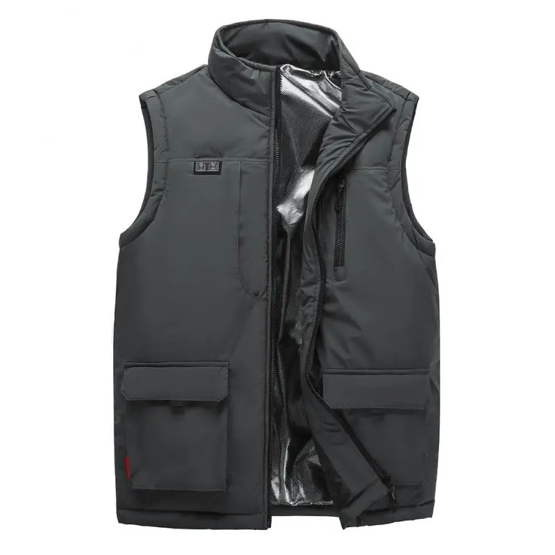 

2021 New Winter 11 Zone Dual-control Men's Smart Heating Vest Windproof And Warm Electric Heating Vest Body Warmer Heating Pads