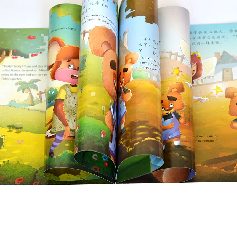 8 книг детские Эквалайзеры учебная книга с китайским и английским языками