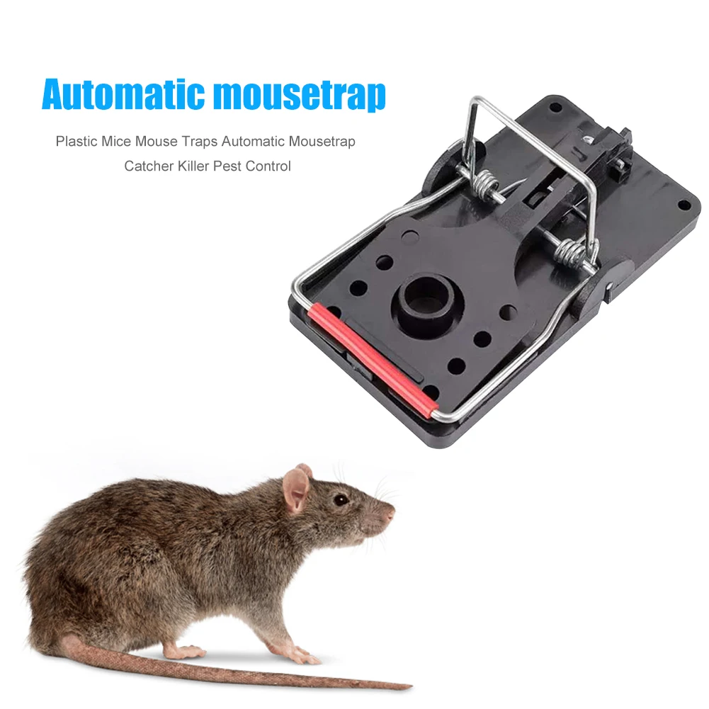 

Plastic Mice Mouse Traps Automatic Mousetrap Catcher Killer Pest Control Reusable Mice Catcher Clamp Snap Mouse Trap