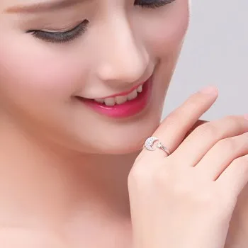 

Jewelry Korean Version of Creative Personality Star Ms. Moon Ring Fashion Exquisite Hand Ornament R86.02