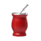 Набор тыквы, изолированная Термокружка Из нержавеющей стали с двойными стенками и соломинка, набор креативных чашек