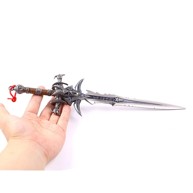 Cos WOW Артас менетиловый меч Frostmourne литье из сплава Крутое ремесло подарок игрушки