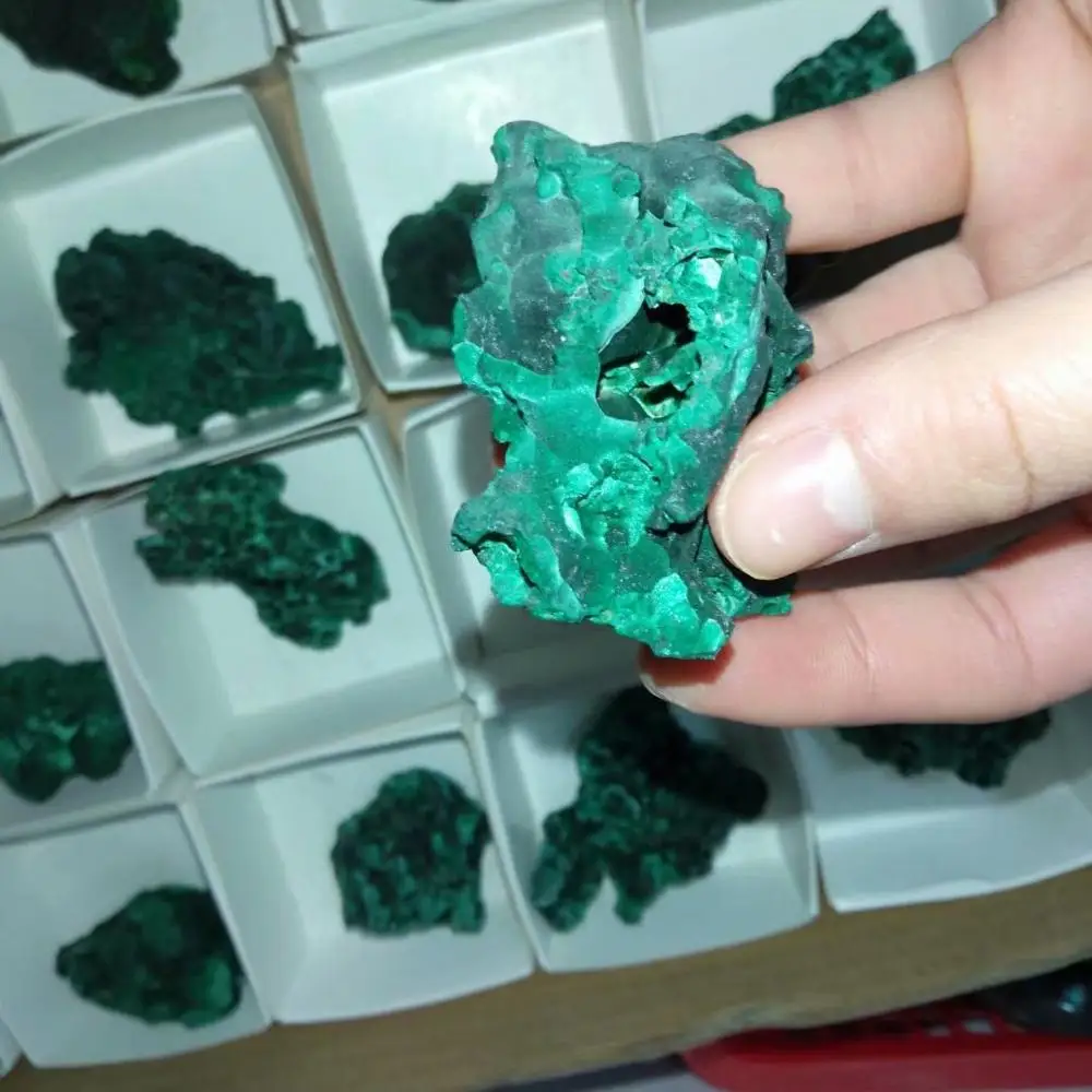 1 шт. 45-50 г натуральный Малахитовый Рудный Декор сырьевой руды оригинальный