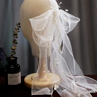 bride wedding hair accessories yarn flower bridal headwear haar accessoires for women tocado novia ozdoby do wlosow fascinator
