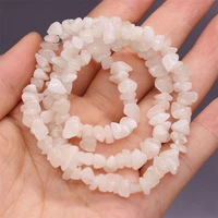 natural gravel chip beads white jade 3x5 4x6mm irregular chips bead for jewelry making tribal necklace bracelet accessories