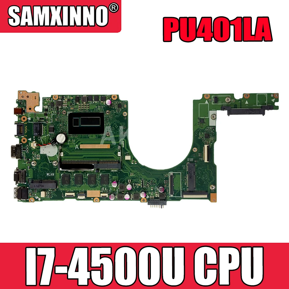 

PU401LA с I7-4500U CPU на борту 4 Гб RAM материнская плата REV 2,2 для Asus PU401 PU401L PU401LA PU401LAC материнская плата для ноутбука 100% тест