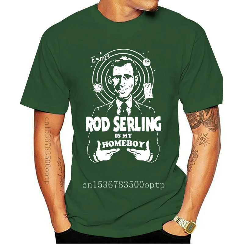 

New The Twilight Zone T Shirts Parody Rod Serling Science Fiction TV Show Twilight Homeboy EU Size Casual Tops For Men